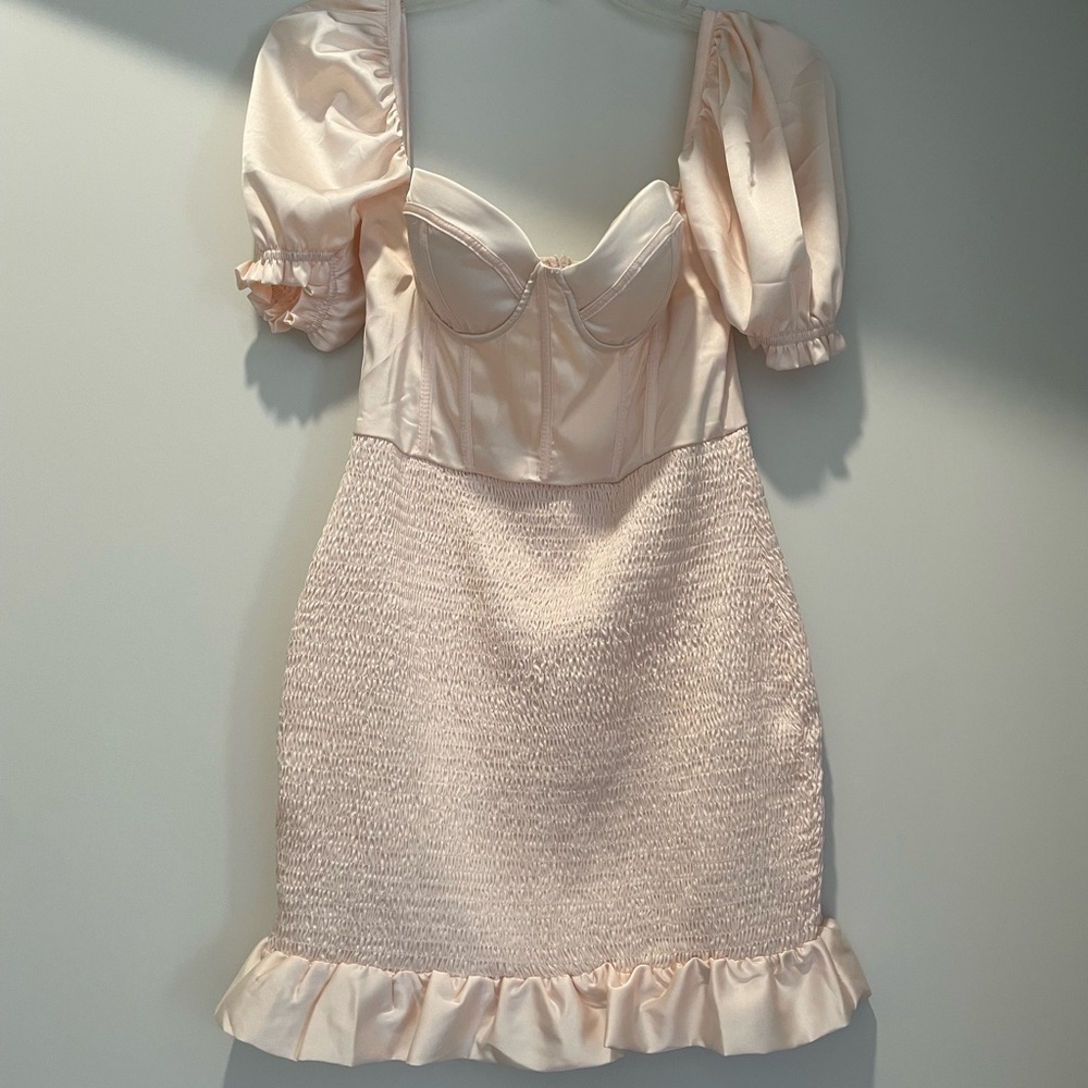 Hazel and Olive Boutique light pink dress
